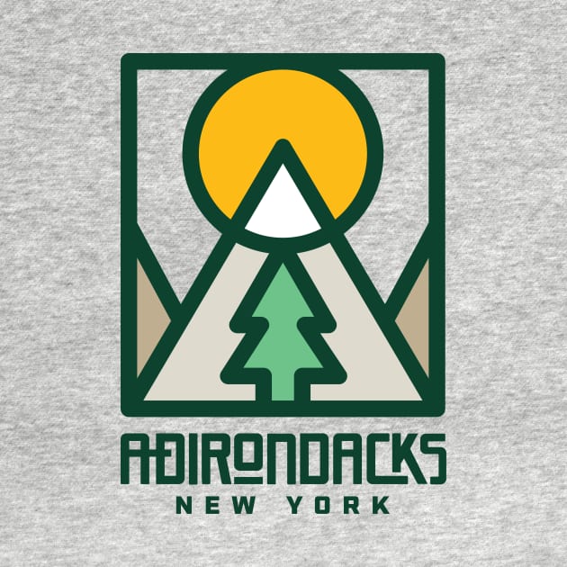 Adirondack Mountains New York by PodDesignShop